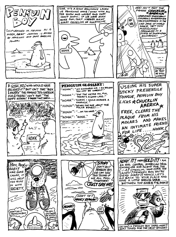 1 Bob Harrison 2 Jonathan Wilcock 3 John Donely 4 mooncat 5 Andy Roberts 6 Bob Harrison 7 Jonathan Wilcock 8 John Donely 9 Andy Roberts | All artwork &copy; individual artists. Not to be reproduced without permission