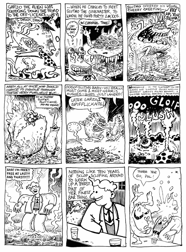 1 John McCrea 2 Nick Abadzis 3 Hunt Emerson
4 Graham Higgins 5 mooncat 6 Andy Roberts
7 Bob Lynch 8 Andrew Herberson 9 Peter Rigg
All artwork � individual artists. Not to be reproduced without permission