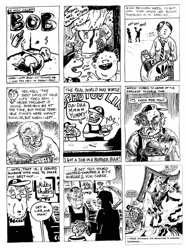 1 Chris Hogg 2 Lee Kennedy 3 Joe Berger
4 mooncat 5 Nick Mackie 6 Richard Argent
7 Phil Elliot 8 mooncat 9 Mike Weller
All artwork � individual artists. Not to be reproduced without permission