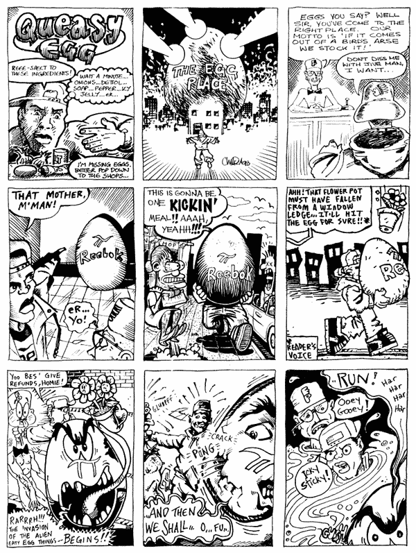 1 Lawrence Burton 2 Charlie Adlard 3 John Mulcreevy
4 Luke Walsh 5 Bernado Maldanado 6 Simon Gane
7 Nigel Lowrey 8 Martin Meeks 9 Lee Kennedy
All artwork � individual artists. Not to be reproduced without permission