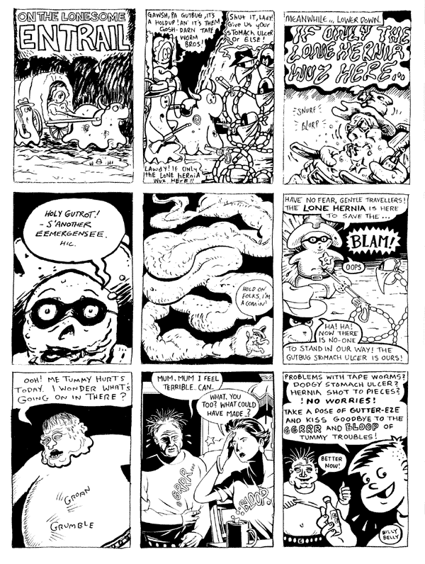 1 mooncat 2 Nigel Lowrey 3 Martin Meeks
4 Chris Hogg 5 Chris Webster 6 Carl White7 Darryl Cunningham 8 Steve Martin 9 Phil Elliot
All artwork � individual artists. Not to be reproduced without permission