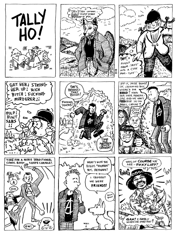 1 Peter Rigg 2 Bib Edwards 3 Lee Kennedy
4 Simon Gane 5 David Morris 6 Carl White 7 Paul B Rainy 8 Andy Roberts 9 Terry Wiley
All artwork � individual artists. Not to be reproduced without permission